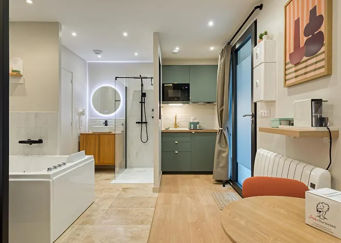 La Love-room D'alice Balnéo Et Vidéo-projecteur ! Appartement Rouen